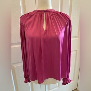 Anthropologie Current Air Los Angeles Long Sleeve Blouse Women's Size X-Small